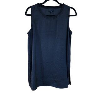 Who What When Wear Black Sleeveless Blouse Womens size M
